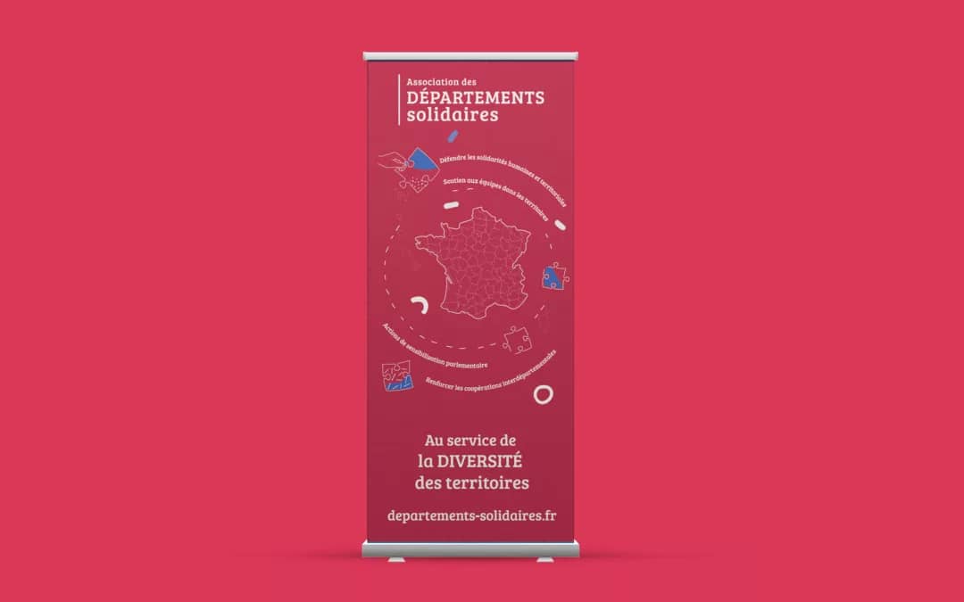 Kakémono Départements solidaires